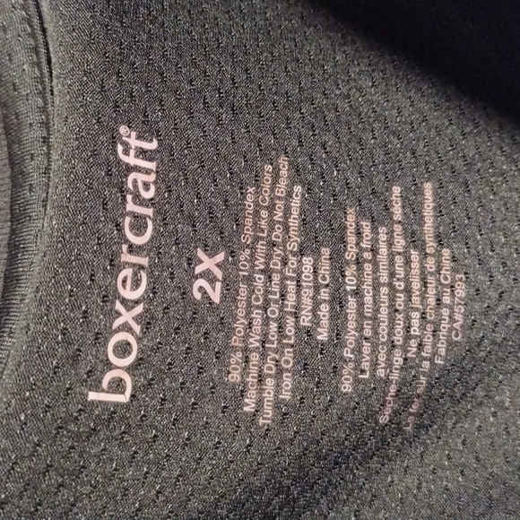 Women's Boxercraft jersey 2X blk grey wht football sport shirt BNWT - Picture 2 of 7